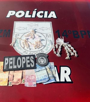 Polícia prende suspeito de tráfico de drogas em Colônia Leopoldina