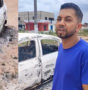 Carro utilizado em assalto à joalheria é encontrado carbonizado em terreno baldio