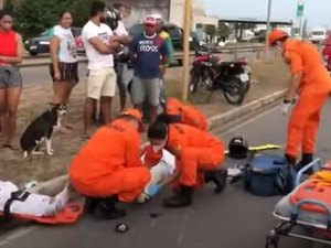 Funcionário do Hospital de Emergência do Agreste sofre acidente de moto na AL-220