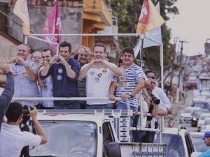 Renan Filho participa de carreatas e caminhada na região Norte do Estado