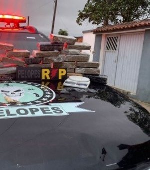 Dois suspeitos são presos ao transportarem drogas do Mato Grosso para Alagoas