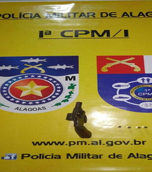 Dupla em motocicleta é presa com arma de fogo e munições em Boca da Mata