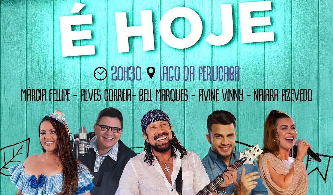 Shows gratuitos do maior São João de Arapiraca começam hoje