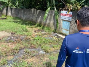 Condomínio é flagrado despejando esgoto sem tratamento em riacho de Maceió