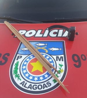 Reeducando é preso por tentar matar homem com taco de sinuca no Sertão de AL