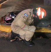 Mulher bêbada cai em bueiro ao tentar recuperar bicicleta em Tangará da Serra no Mato Grosso