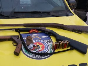 Homem é preso com armas na zona rural de Matriz de Camaragibe