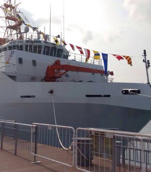 Navio de Pesquisa Hidroceanográfico 'Vital de Oliveira' visita Porto de Maceió