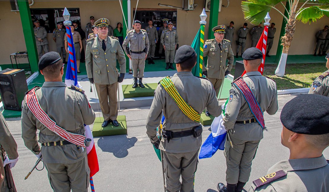 PM realiza solenidade de passagem de comando do Centro de Formação de Praças