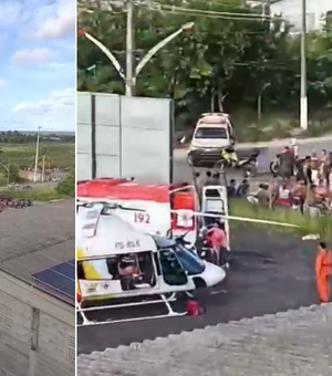 Colisão entre motocicletas deixa homem gravemente ferido em Marechal Deodoro