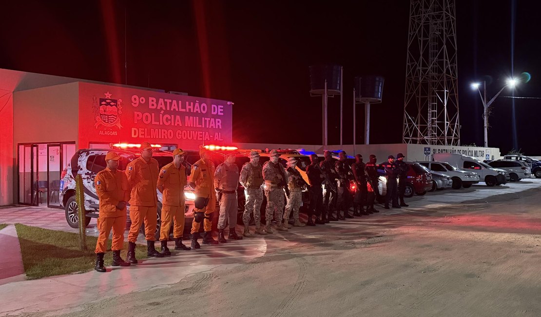 Exercício simulado prepara forças de segurança contra crimes em Delmiro Gouveia
