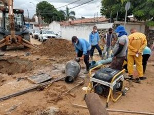 Vazamento deixa Cruz das Almas e Poço sem água neste sábado (30)