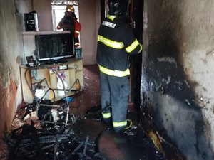 Incêndio é registrado em residência de Porto Calvo