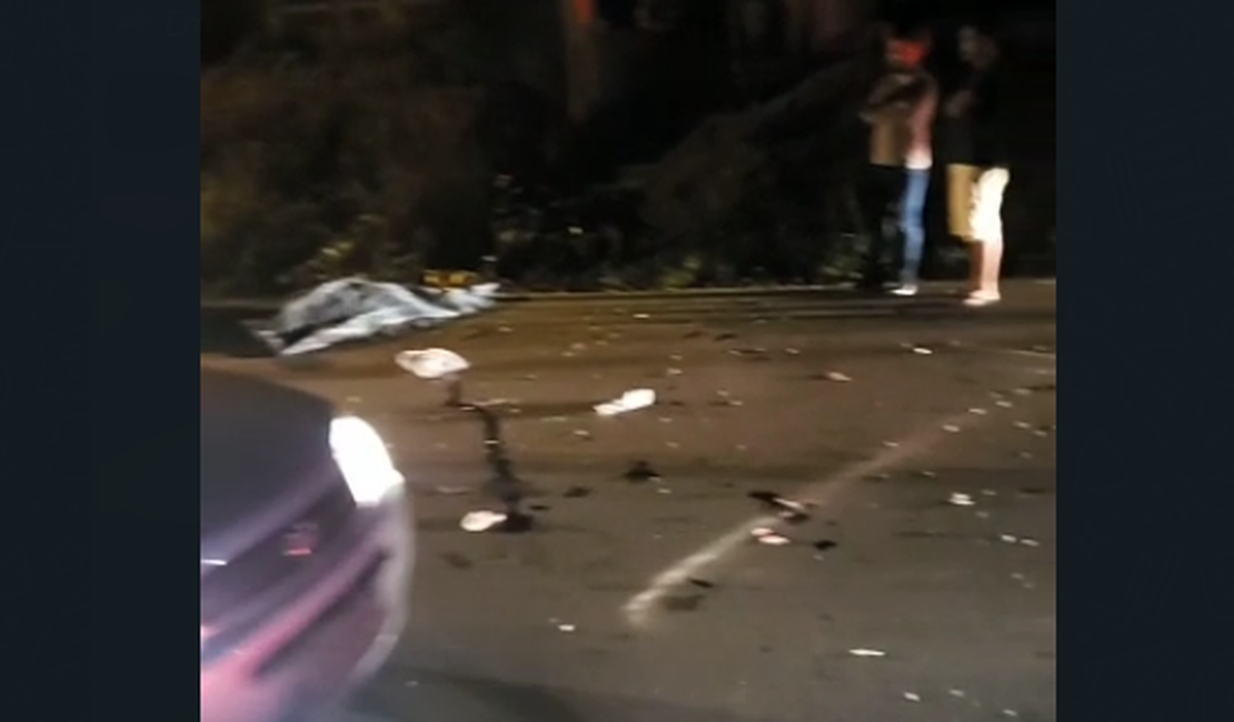 Colisão entre motocicletas deixa um morto na AL-485, em Feira Grande