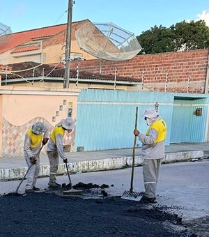 Prefeitura já recuperou 117 trechos de ruas e avenidas em Arapiraca