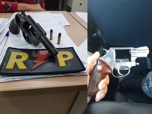 PM apreende armas de fogo em Maceió e São Luiz do Quitunde