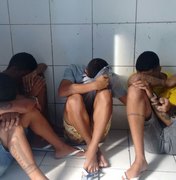 Quatro homens são presos acusados de roubos na parte alta da cidade