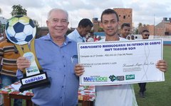 Prefeito Sérgio Lira entrega premiação ao Alto da Boa Vista