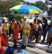 Monsenhor atropelado no Centro é transferido para a Santa Casa