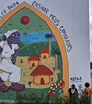 Líder quilombola Dandara do Palmares é homenageada com mural em Maragogi