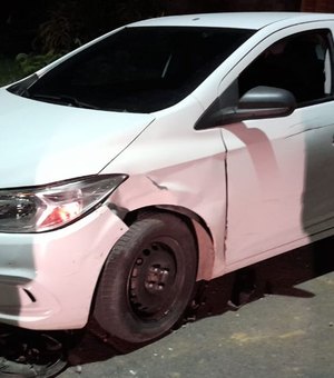 Um acidente de trânsito envolvendo dois veículos, foi registrado na rodovia AL 215, em Marechal Deodoro