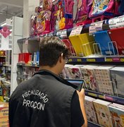 Material escolar 2026: Procon Maceió revela variação de preços de R$ 230 a R$ 4 mil