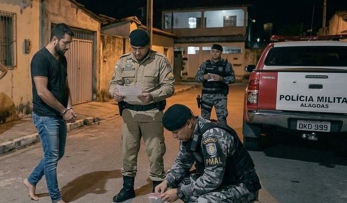 Suspeito tenta fugir da polícia, mas é preso com drogas no Trapiche da Barra