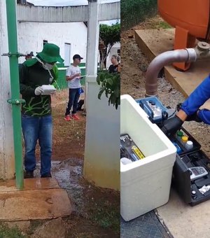 Água fornecida em cidade do interior de AL pode estar contaminada e colocar população em risco