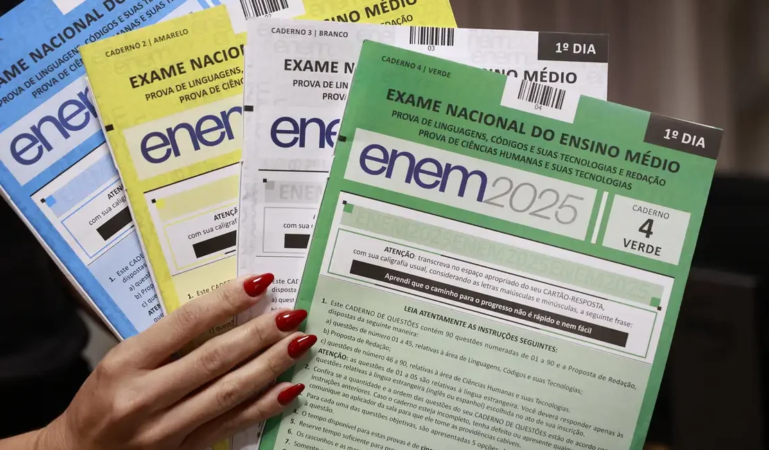 Enem 2025: divulgados gabaritos e cadernos do segundo dia de provas