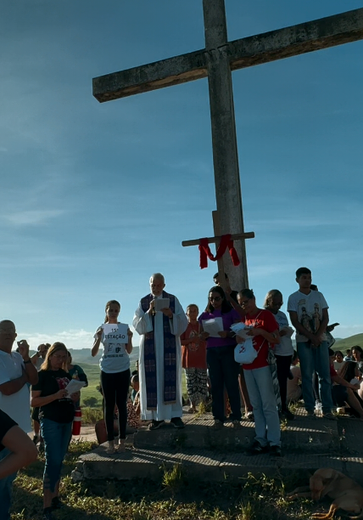 População de Matriz do Camaragibe participa de Via Sacra ao Alto do Cruzeiro