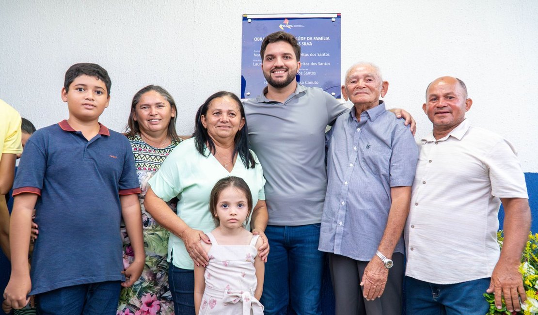 Prefeito Lucas Santos inaugura UBS no Povoado Piranhas