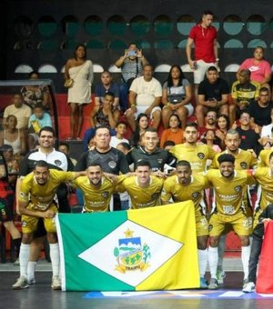 Traipu e Ceará disputam quartas do Brasileiro de Futsal em Arapiraca