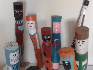 Artesãos de Lagoa da Canoa expõem peças no shopping de Arapiraca