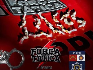 Mulher é presa acusada de tráfico de drogas no município de Porto Calvo