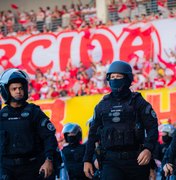 Jogo entre CRB e Figueirense terá esquema especial com cerca de 170 policiais