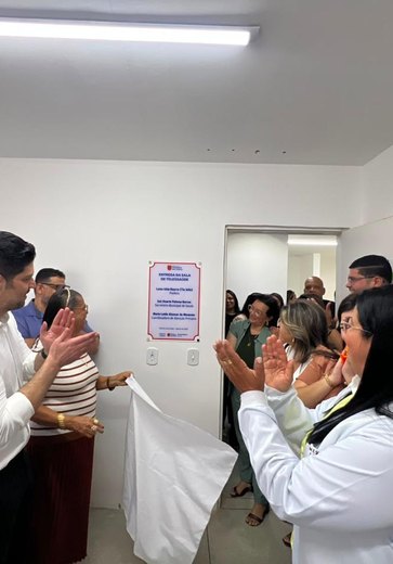 Prefeitura de Palmeira inaugura sala de Telessaúde na UBS Edval Gaia