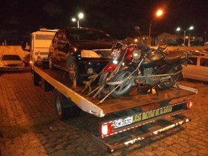 Condutor é detido por direção perigosa e veículos são apreendidos em operação 