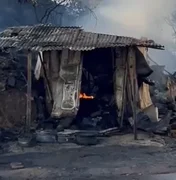 Empresário relata prejuízo de R$50 mil após incêndio destruir borracharia em Palmeira