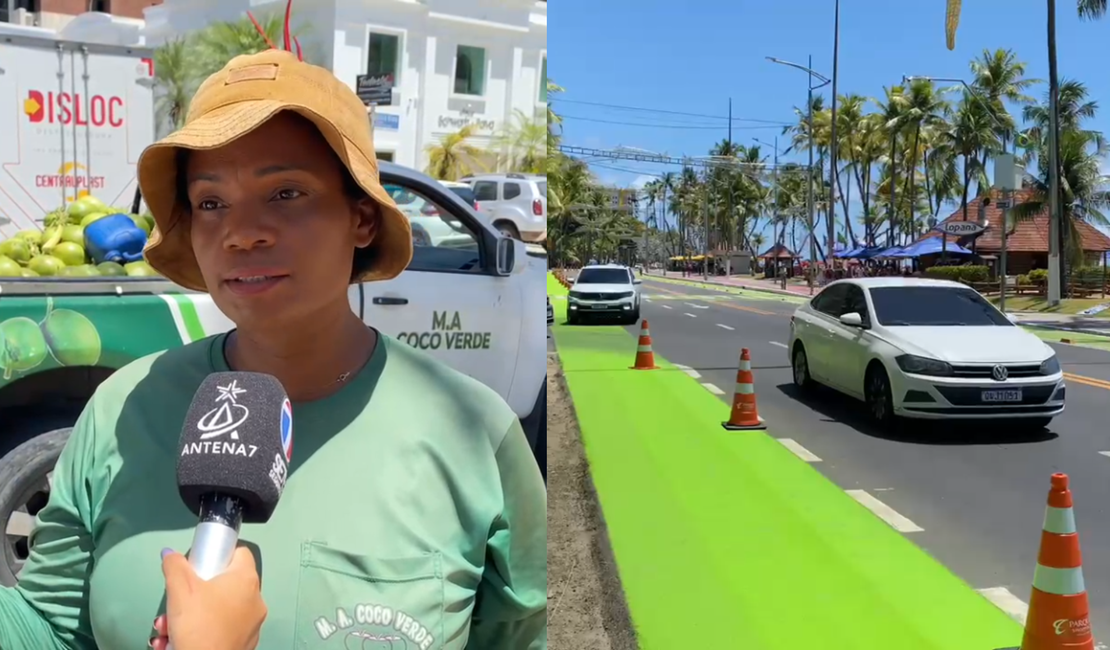 Ambulantes projetam prejuízo com nova faixa verde; multas começam a ser aplicadas hoje