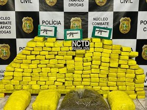 Alagoano é preso com 157 kg de maconha e cocaína no interior do Ceará