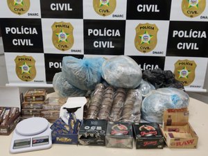 Polícia apreende seis quilos de maconha em apartamento no Pinheiro
