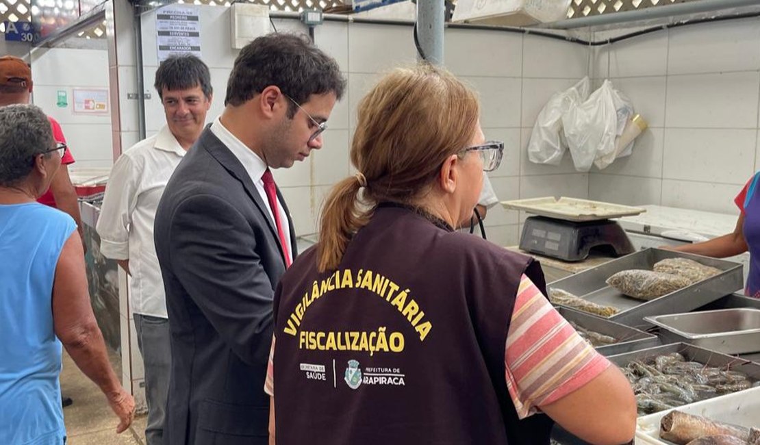 Fiscalização apreende 200 kg de pescado impróprio para consumo em Arapiraca