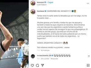 Messi gasta R$ 1 milhão em presentes para campeões da Copa
