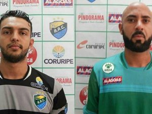 Coruripe anuncia mais dois reforços: um goleiro e um zagueiro