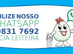 Casal tem número de Whatsapp para clientes da Bacia Leiteira