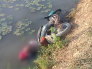 Motociclista é encontrado morto em canal de água no município de Igreja Nova
