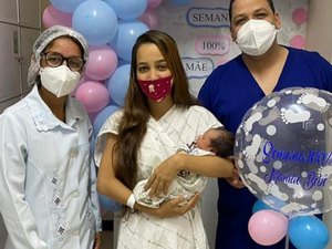 Hospital de Arapiraca encerra Semana Mamãe Bebê com sorteio de brindes e palestras