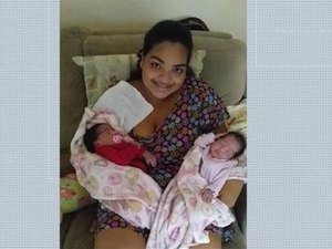 Mãe é intubada com Covid-19 após parto e só conhece gêmeas 24 dias depois