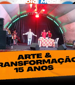 [Video] Arte e Transformação comemora 15 anos neste domingo valorizando a vida através da cultura