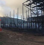 Incêndio em galpões de fumo assusta moradores em Lagoa da Canoa